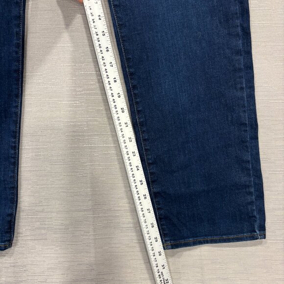 NYDJ Sheri Slim Jeans Womens 16W 36x30 Blue Straight Leg Lift Tuck Tech Denim - Picture 7 of 16